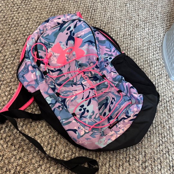Under Armour Women's Camouflage Pink and Black Backpack - Picture 1 of 1